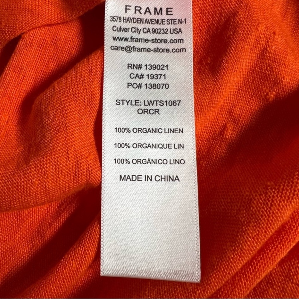 Frame linen top - Picture 3 of 3